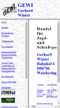 Mobile Screenshot of gewi-schiesssport.de